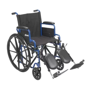 drive medical blue streak wheelchair